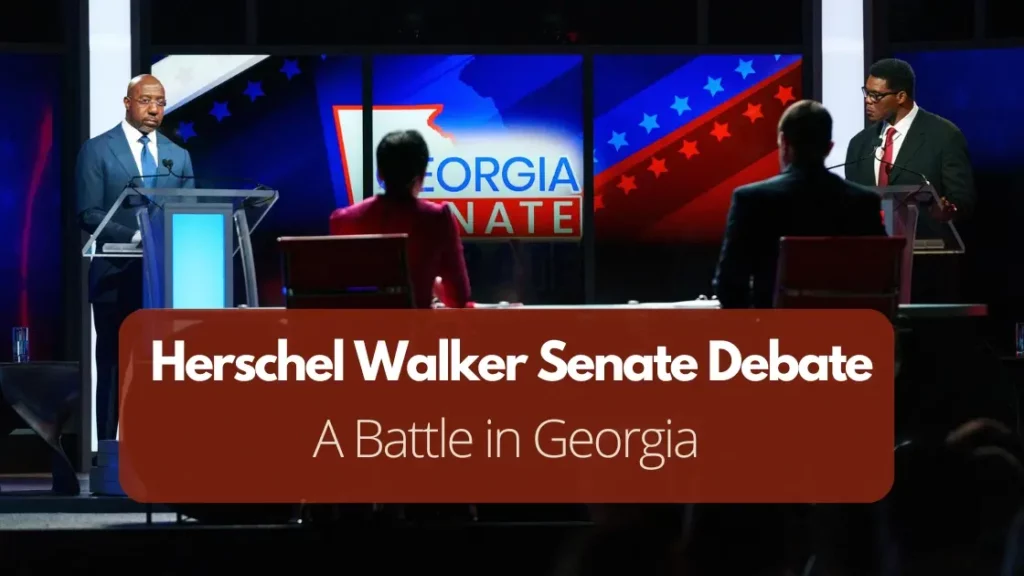 The Herschel Walker Senate Debate: A Battle in Georgia